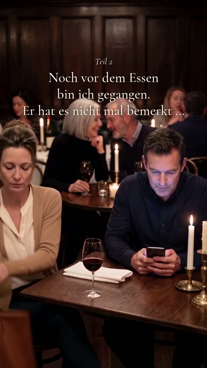 Frau verlässt das Restaurant noch vor dem Essen